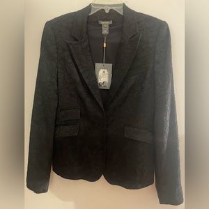 Black Zac Posen Blazer size 6 95% silk lining NWT